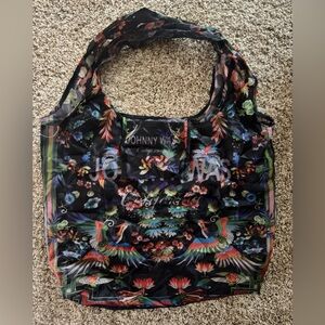 Johnny Was Multicolor Floral Tote Bag